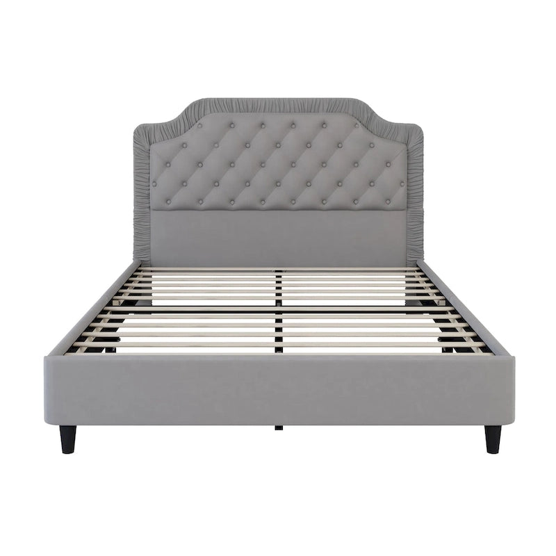 Modern Queen Size Upholstered Bed