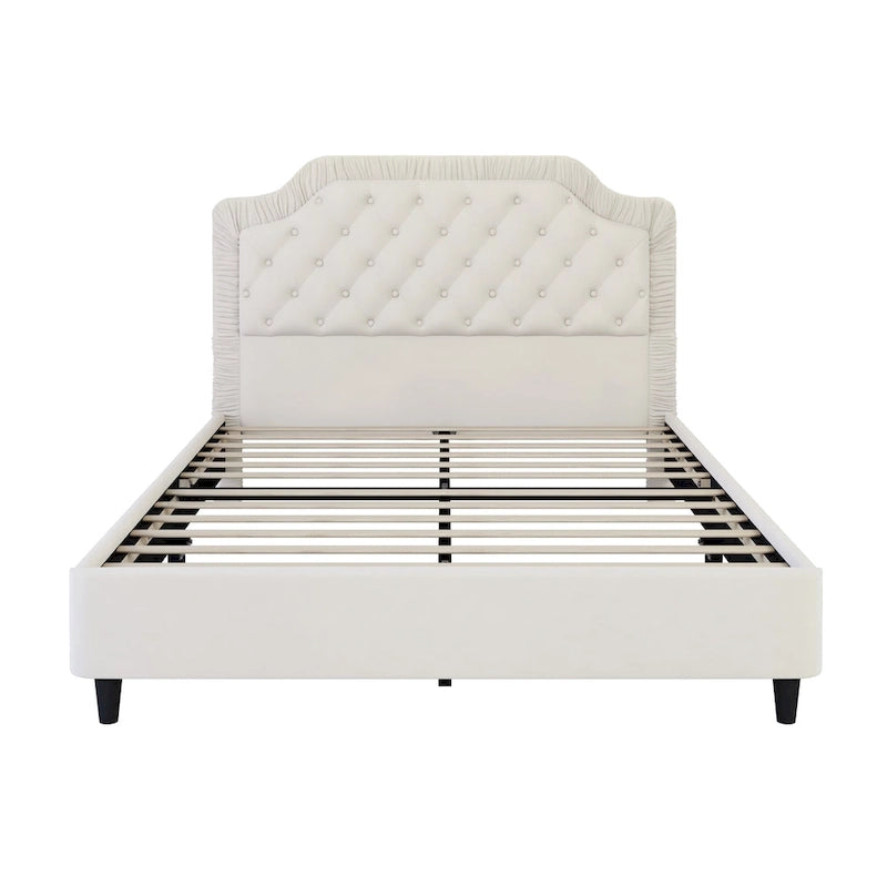 Modern Queen Size Upholstered Bed