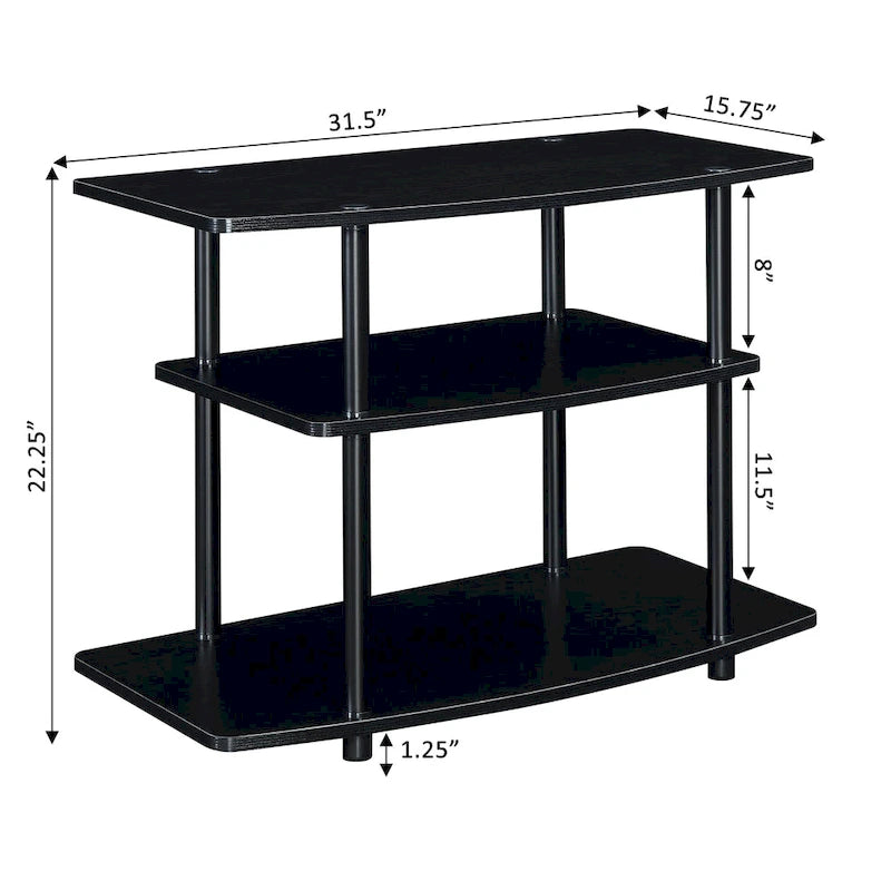 3 Tier TV Stand for TVs up to 37 Inches