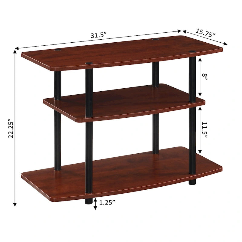 3 Tier TV Stand for TVs up to 37 Inches