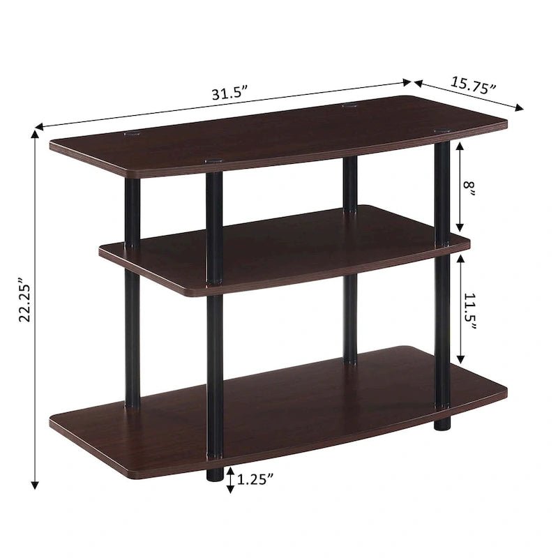3 Tier TV Stand for TVs up to 37 Inches