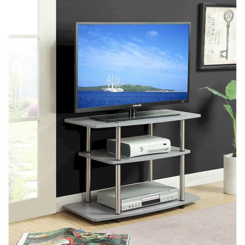 3 Tier TV Stand for TVs up to 37 Inches