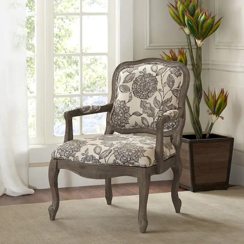  Charlotte Camel Back Exposed Wood Chair