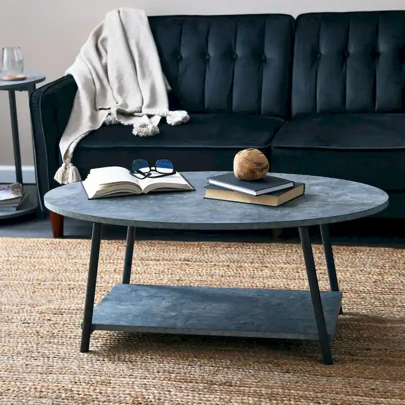 Coffee Table with Storage Shelf