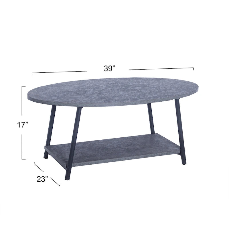 Coffee Table with Storage Shelf