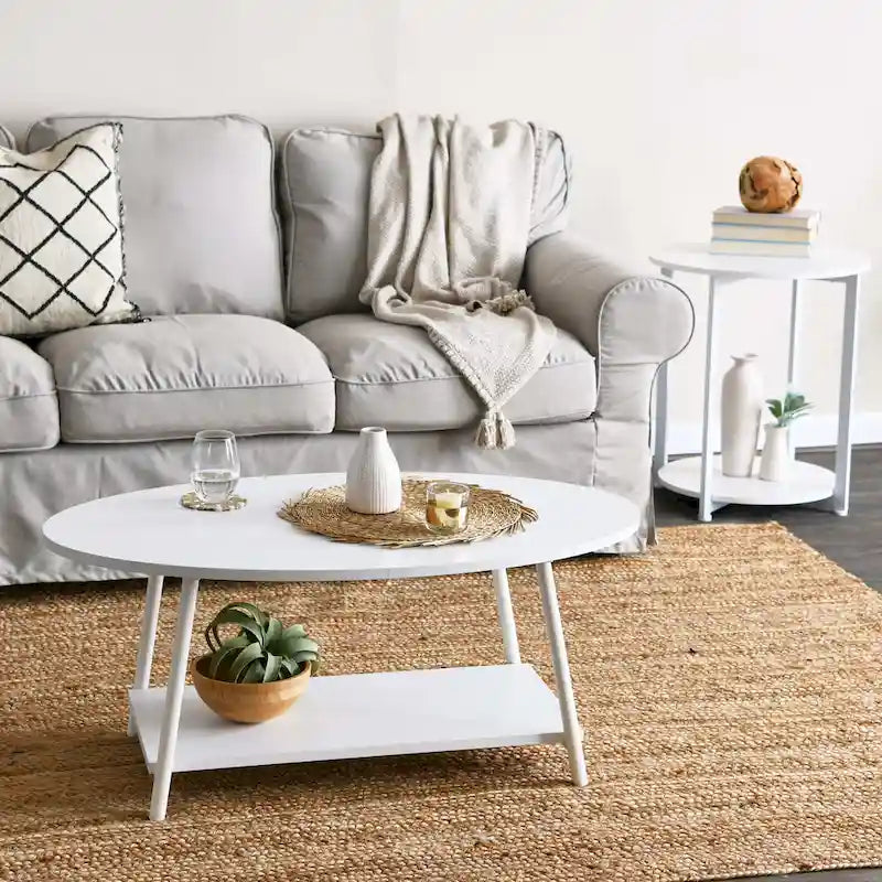 Coffee Table with Storage Shelf