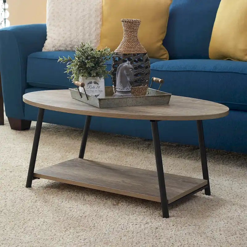 Coffee Table with Storage Shelf