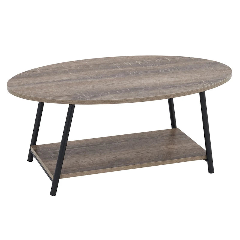 Coffee Table with Storage Shelf