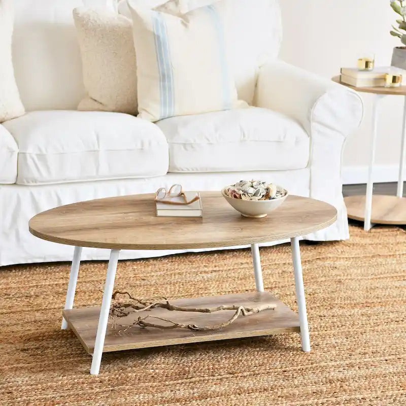 Coffee Table with Storage Shelf