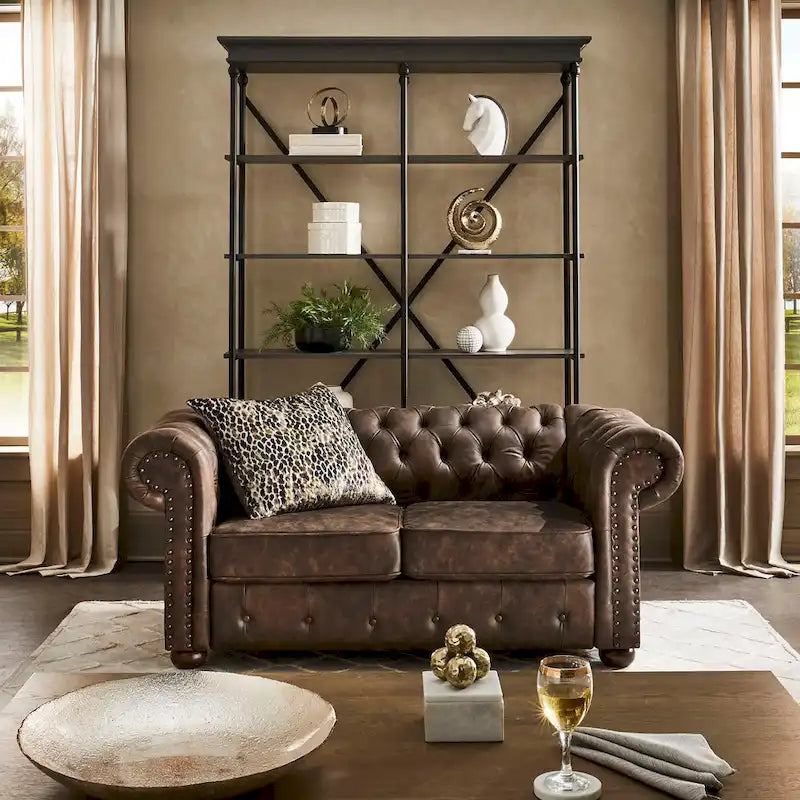 Tufted Chesterfield Loveseat