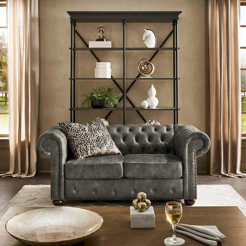Tufted Chesterfield Loveseat