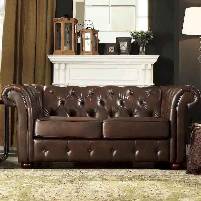 Tufted Chesterfield Loveseat