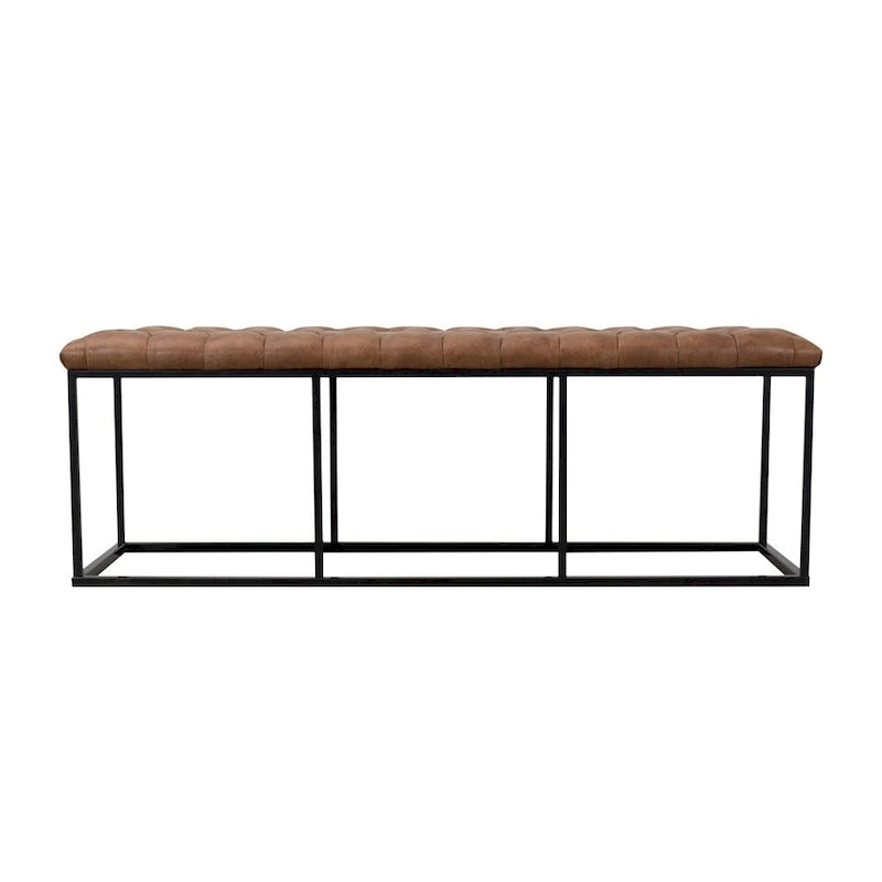 Modern Faux Leather Decorative Storage Bench