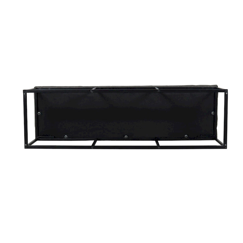 Modern Faux Leather Decorative Storage Bench