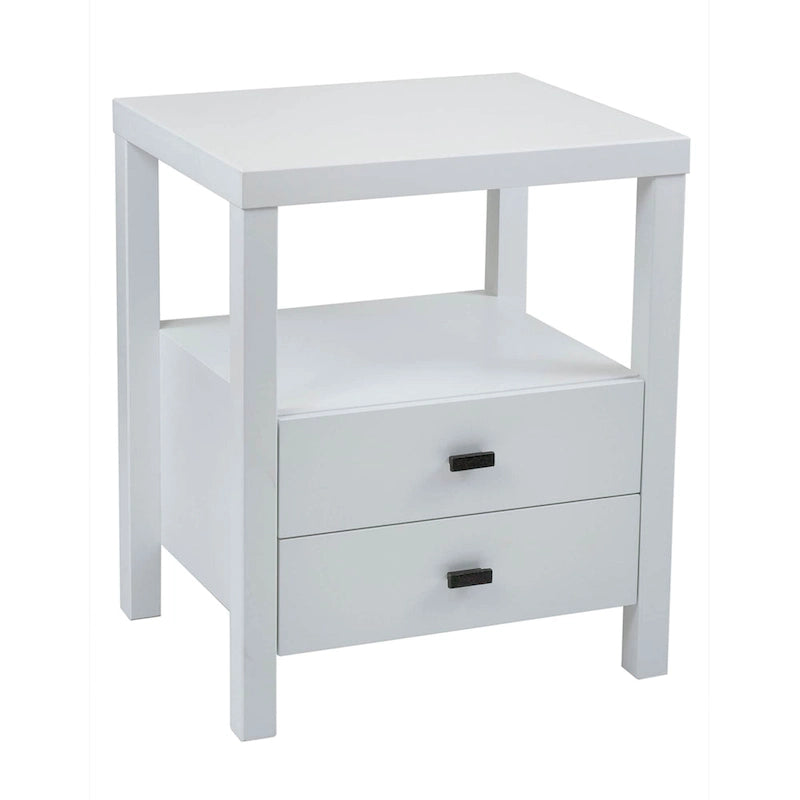 Wood Storage End Table