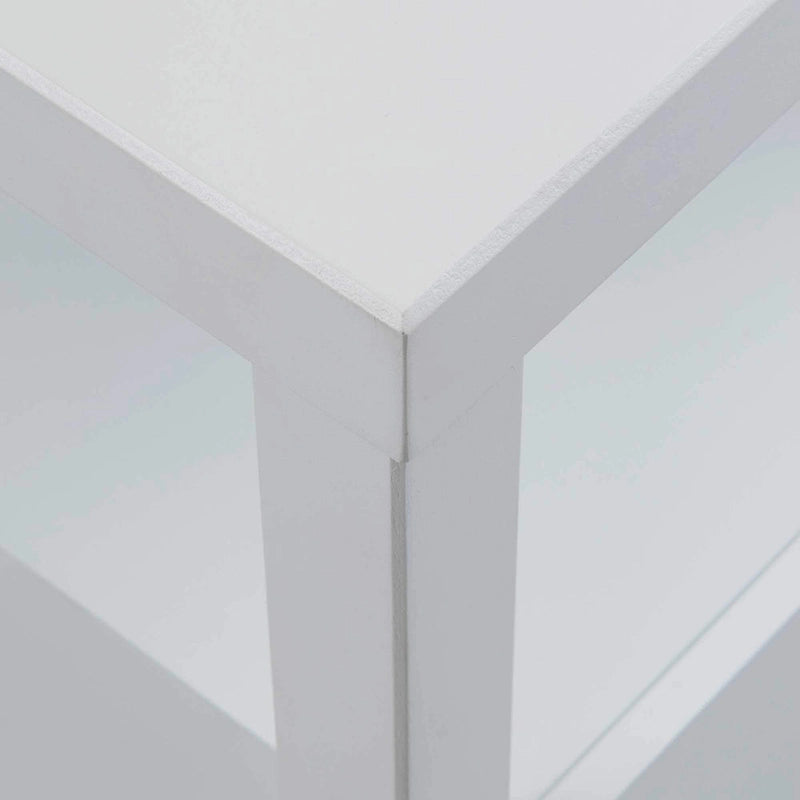 Wood Storage End Table