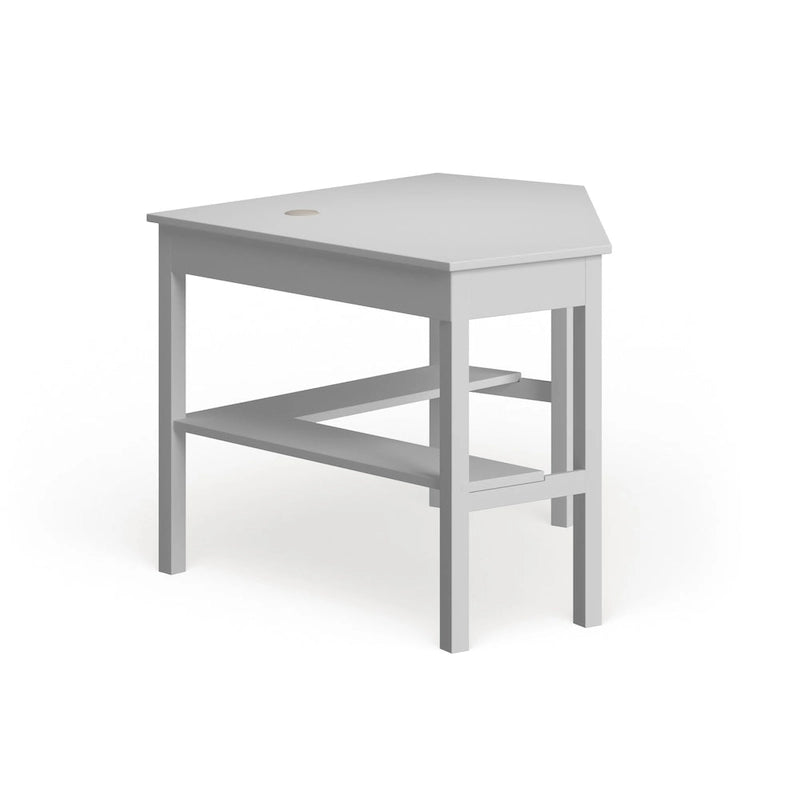 White Birch Corner Desk