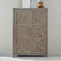  Cobblestone Oak Armoire for Bedroom Storage - Width 54 x Depth 20 x Height 75