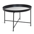 Round Metal Coffee Table - 28.25x28.25x19
