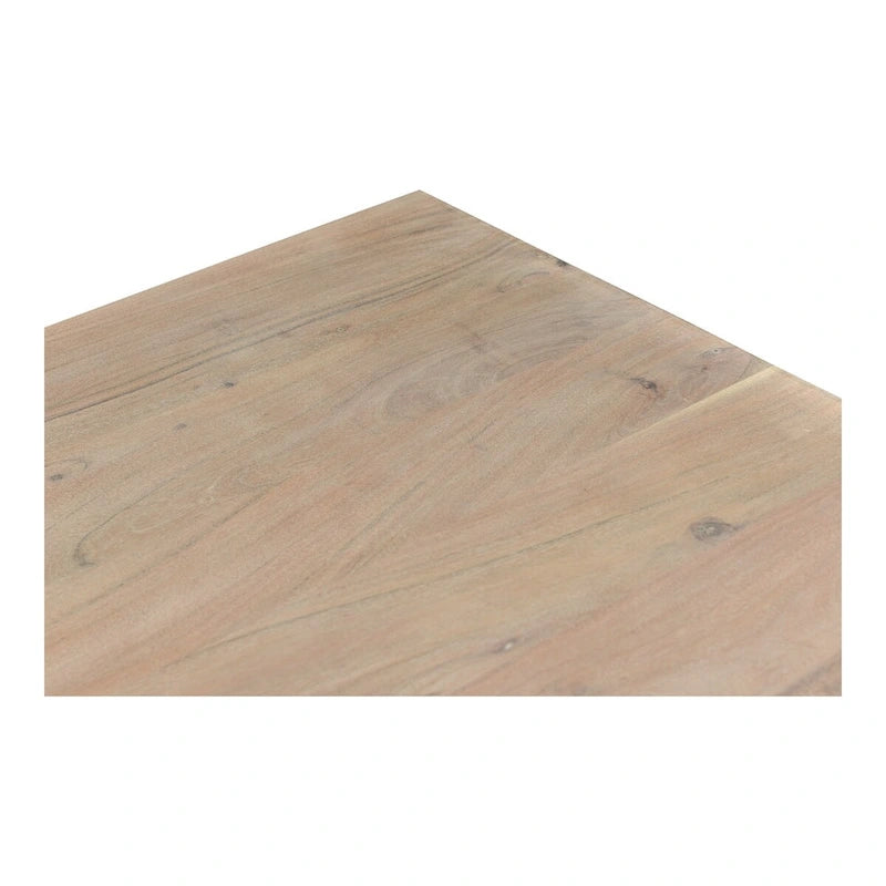 Table de salle à manger moderne en bois d'acacia massif