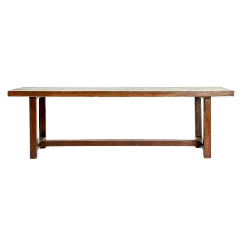 Elegant style Acacia Trestle Bench